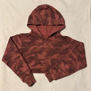 lululemon woman Camo Hoodie - Red and Brown